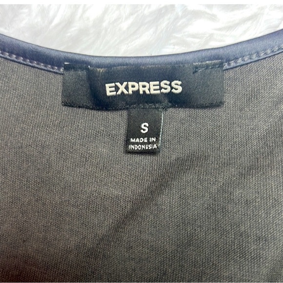 Nwot Express sequined tank. Size small front dark grey with sequins back plain. - Picture 6 of 8